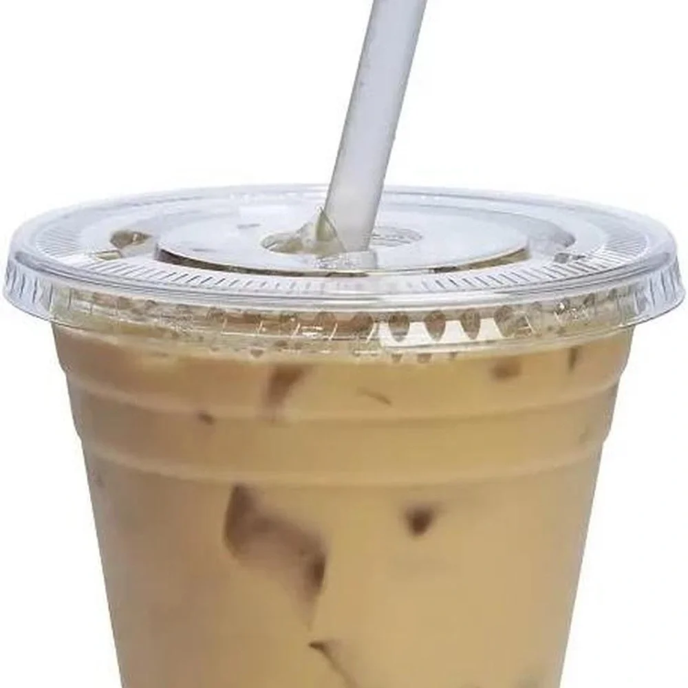 Plastic Cups & Lids Set